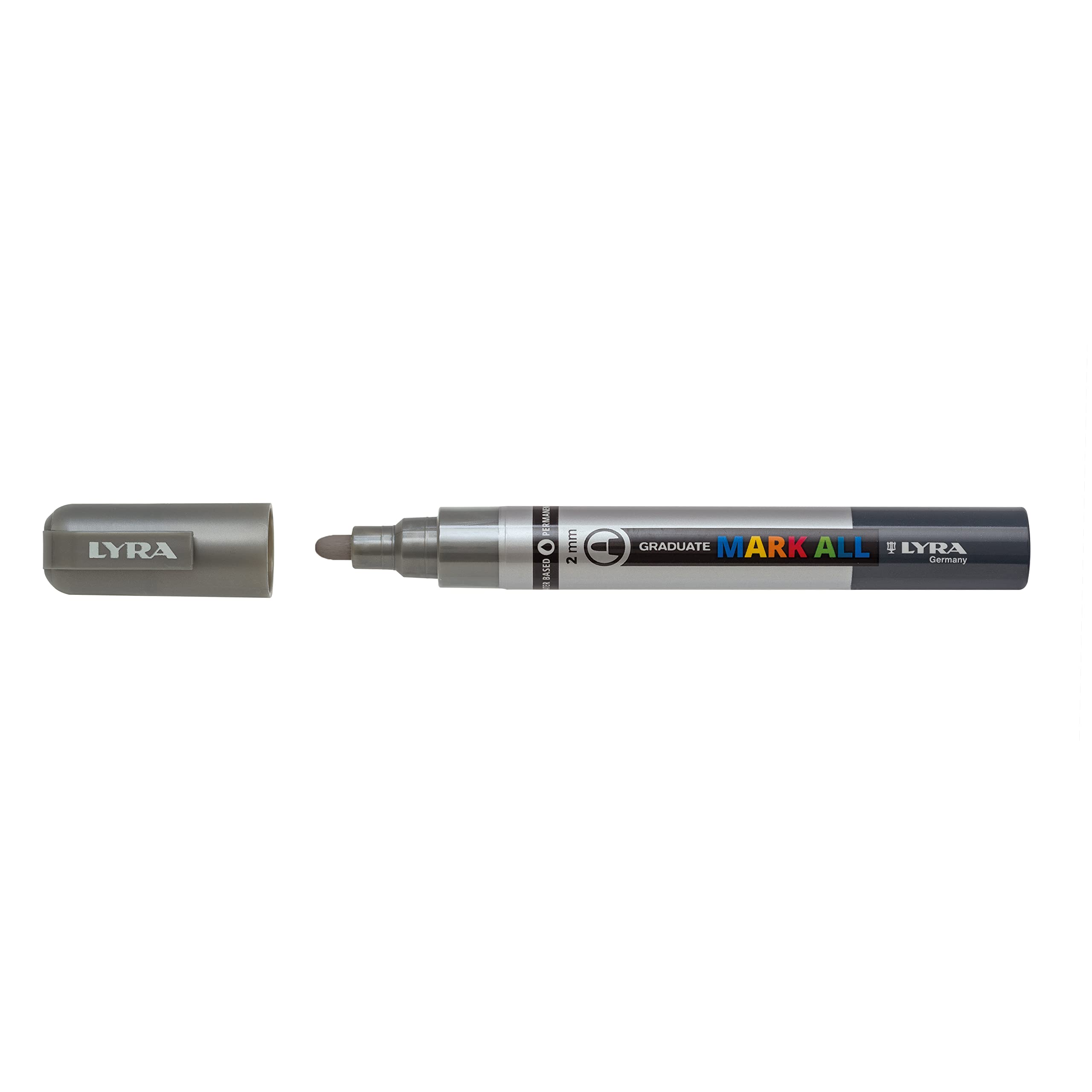 lyra-graduate-mark-all-marcatore-multisuperficie-2-mm-argento image 3