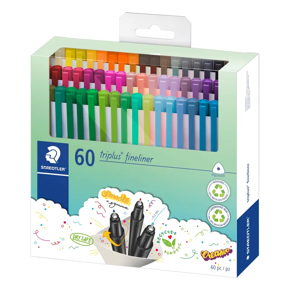 staedtler-triplus-fineliner-334-set-60-colori-punta-0-3-mm image 1