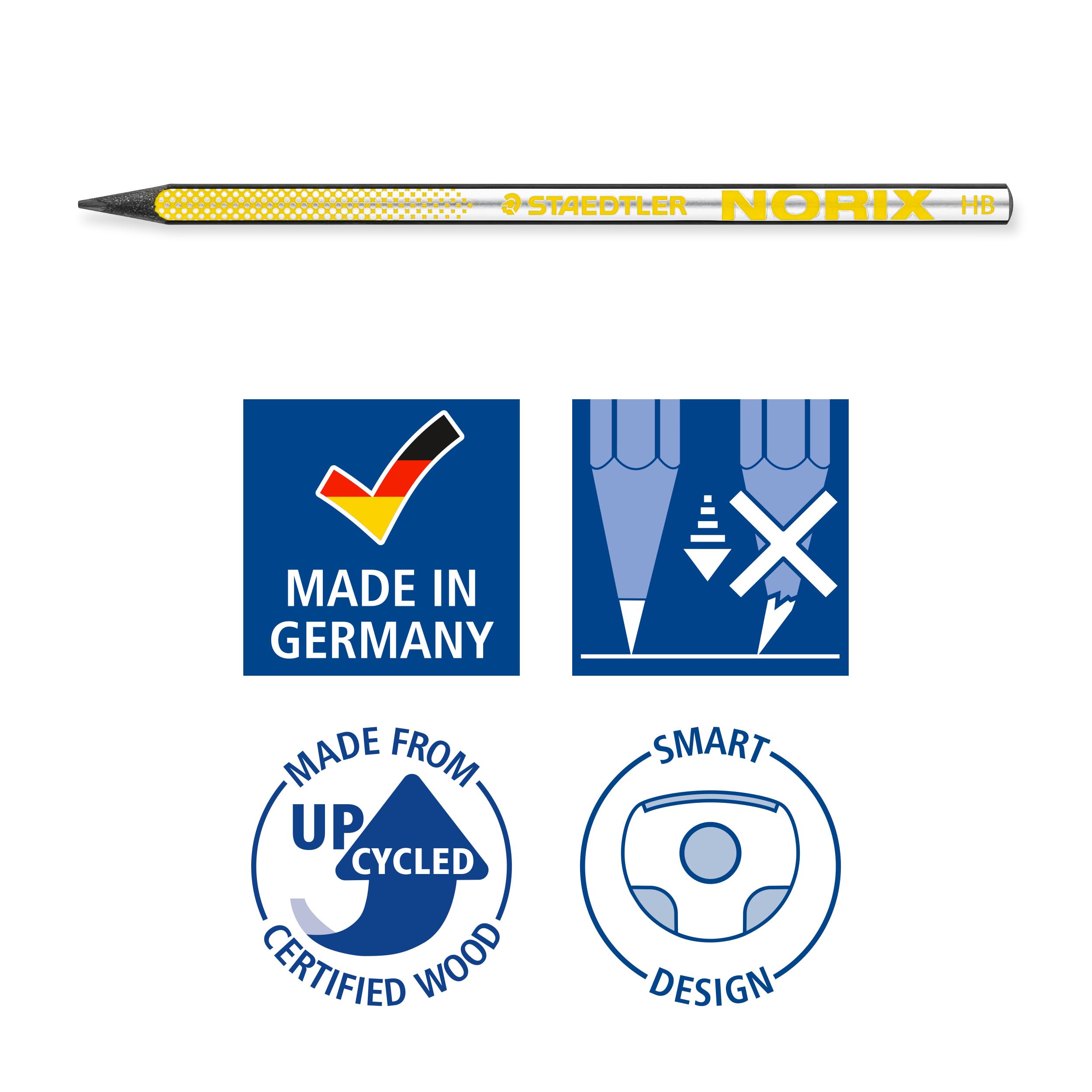 staedtler-noris-tribute-norix-181-matita-hb-set-da-2-gomma-e-temperino image 7