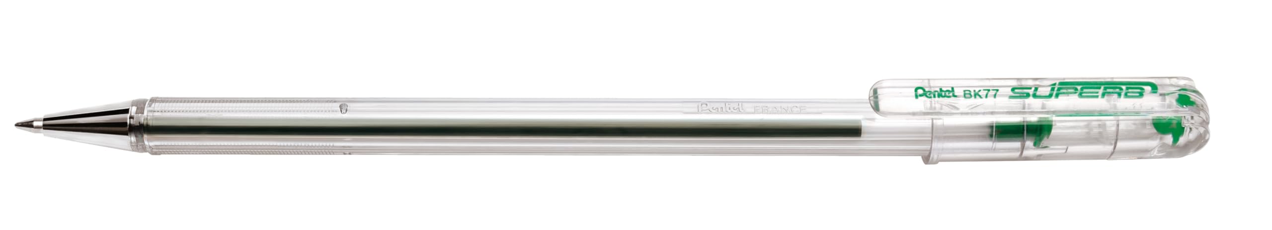 pentel-superb-bk77-penna-a-sfera-0-7-mm-nero-6-pezzi image 5