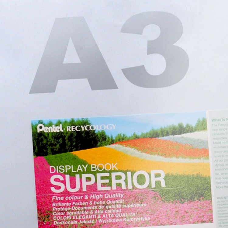 pentel-dcf132-display-book-superior-a3-nero-cartellina-20-buste image 4