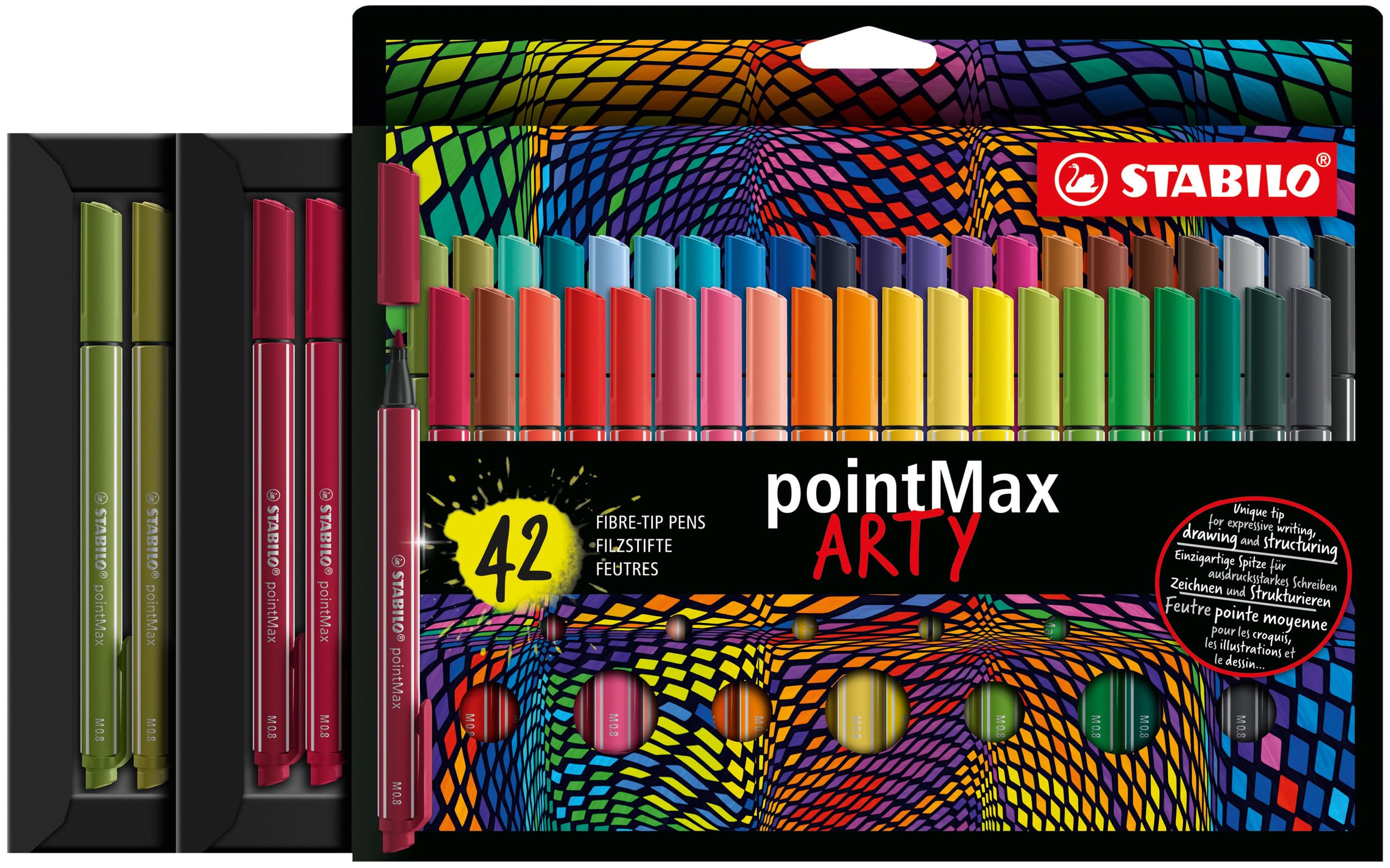 stabilo-pointmax-fineliner-premium-punta-media-0-8-mm-in-nylon image 1
