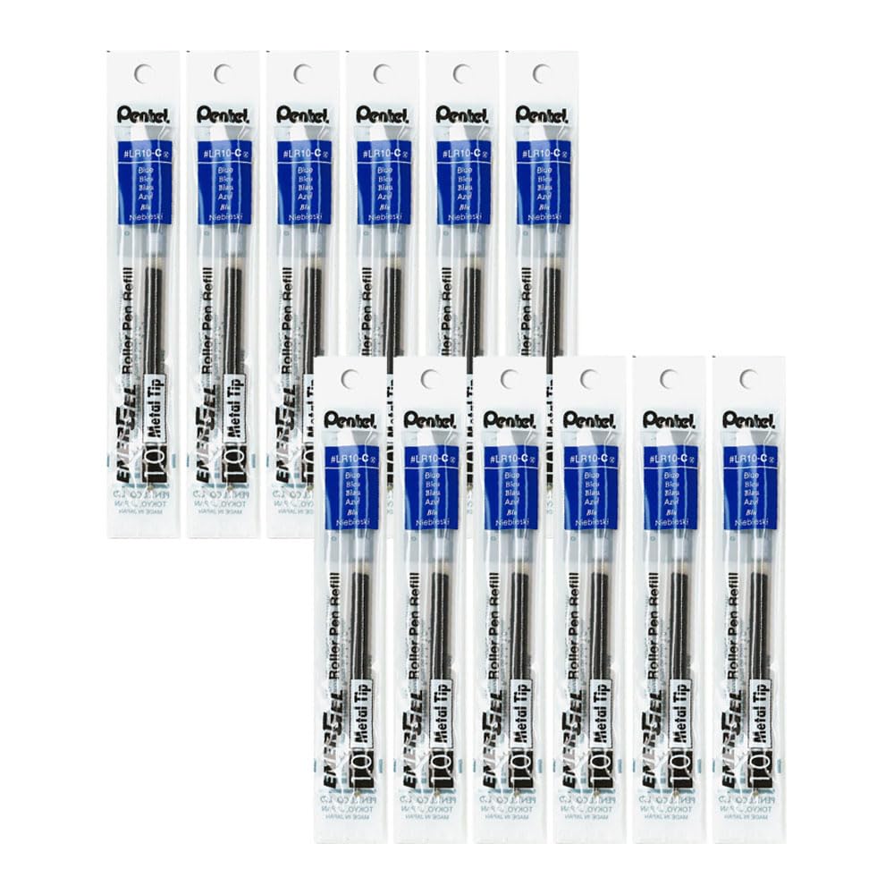 pentel-lr10-refill-energel-1-0-mm-nero-12-pezzi image 8