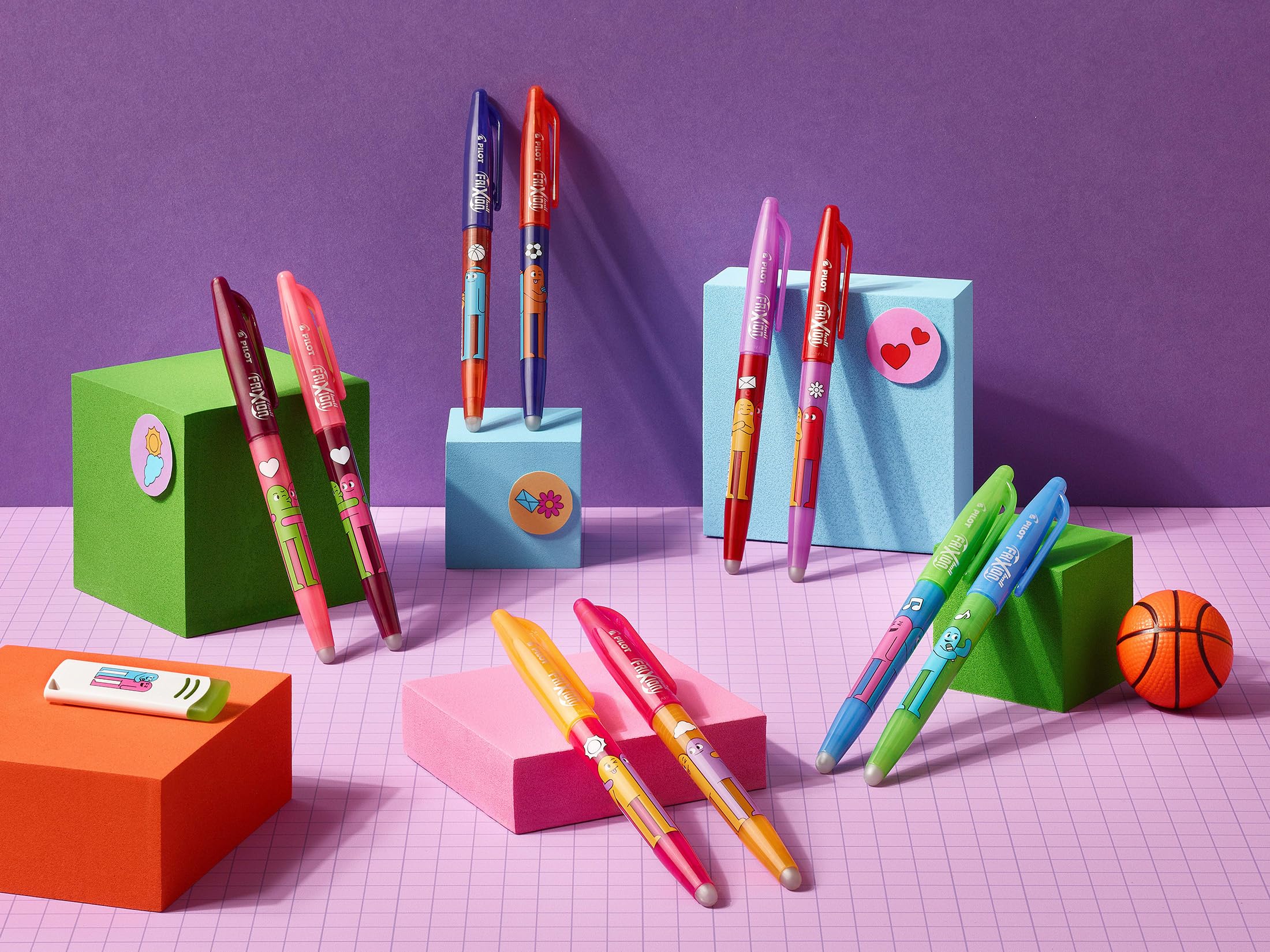pilot-frixion-ball-edizione-limitata-frixion-friends-penna-cancellabile-ricarica image 8