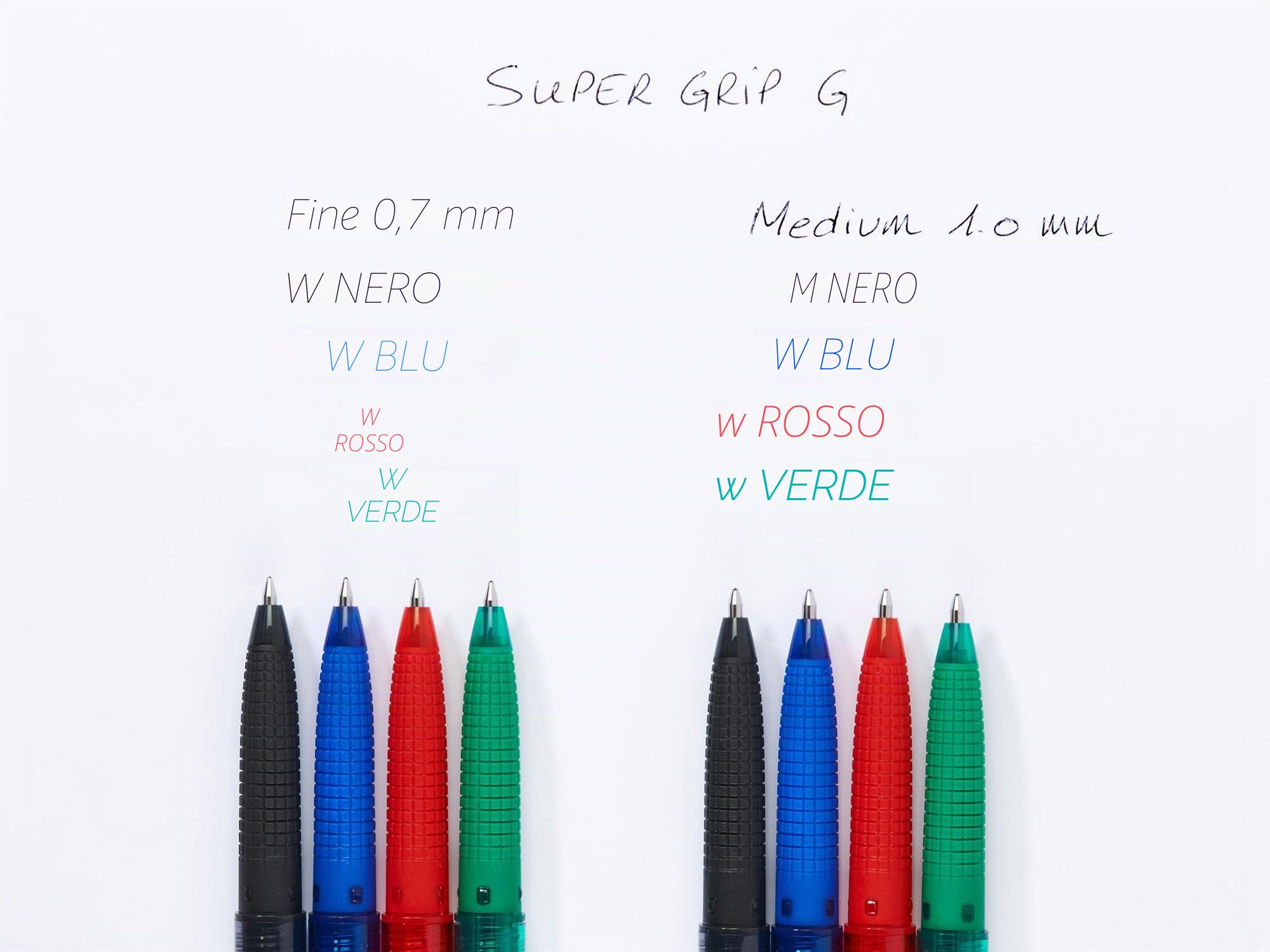 pilot-super-grip-g-penna-a-sfera-nera-punta-media-set-da-6-pezzi image 5