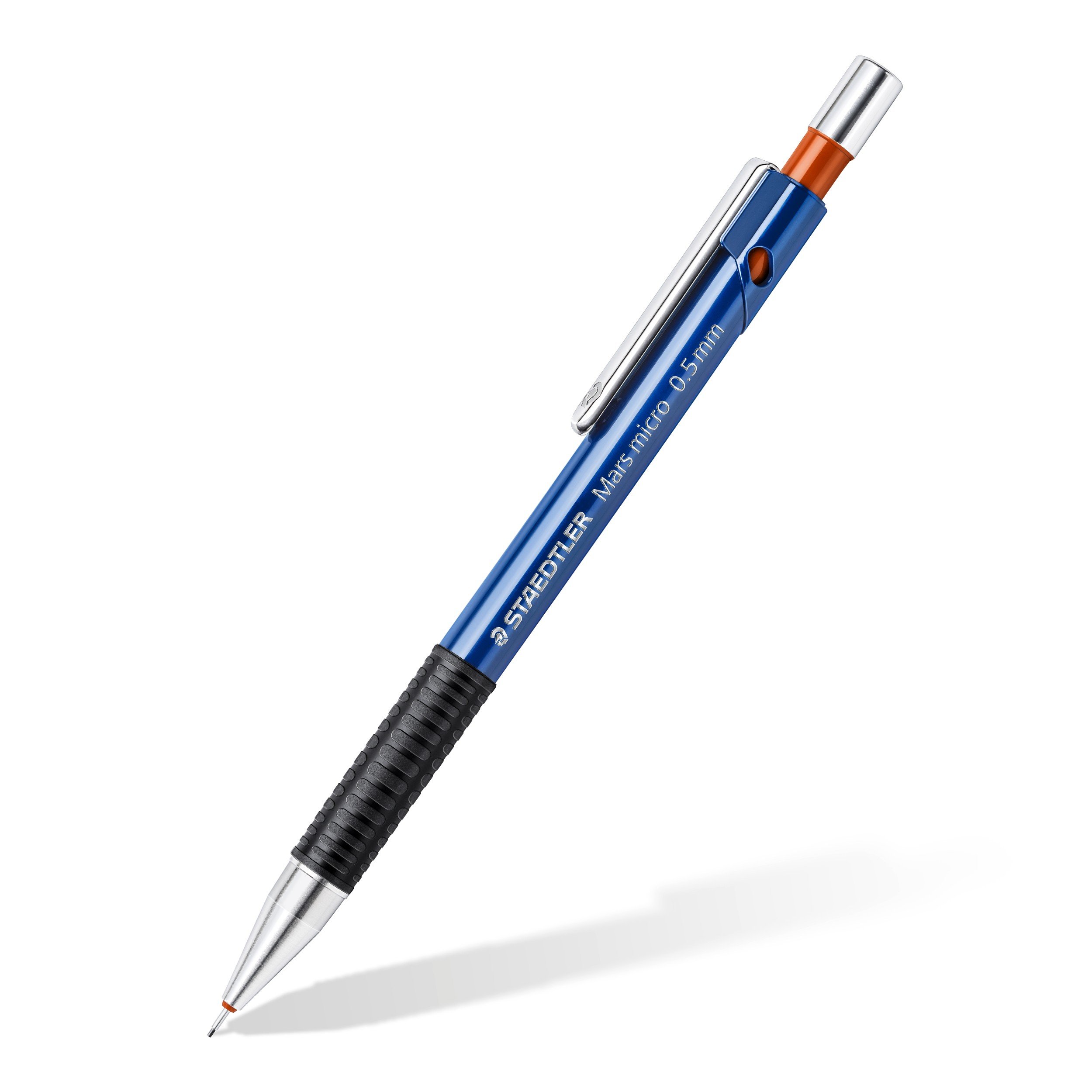 staedtler-mars-micro-portamine-0-7-mm-blu-con-mine-hb-e-gommino image 2