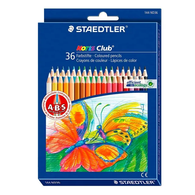 staedtler-noris-club-144-matite-colorate-scatola-36-pezzi image 1