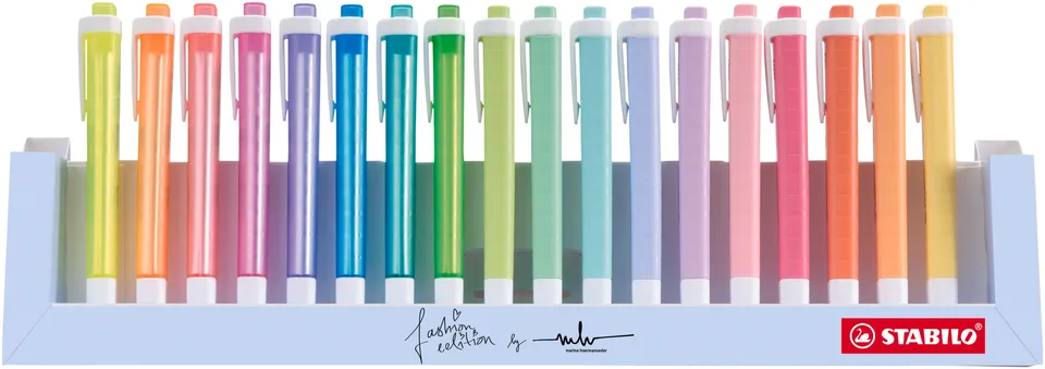 stabilo-swing-cool-evidenziatore-set-18-pezzi-pastello-fluo image 1