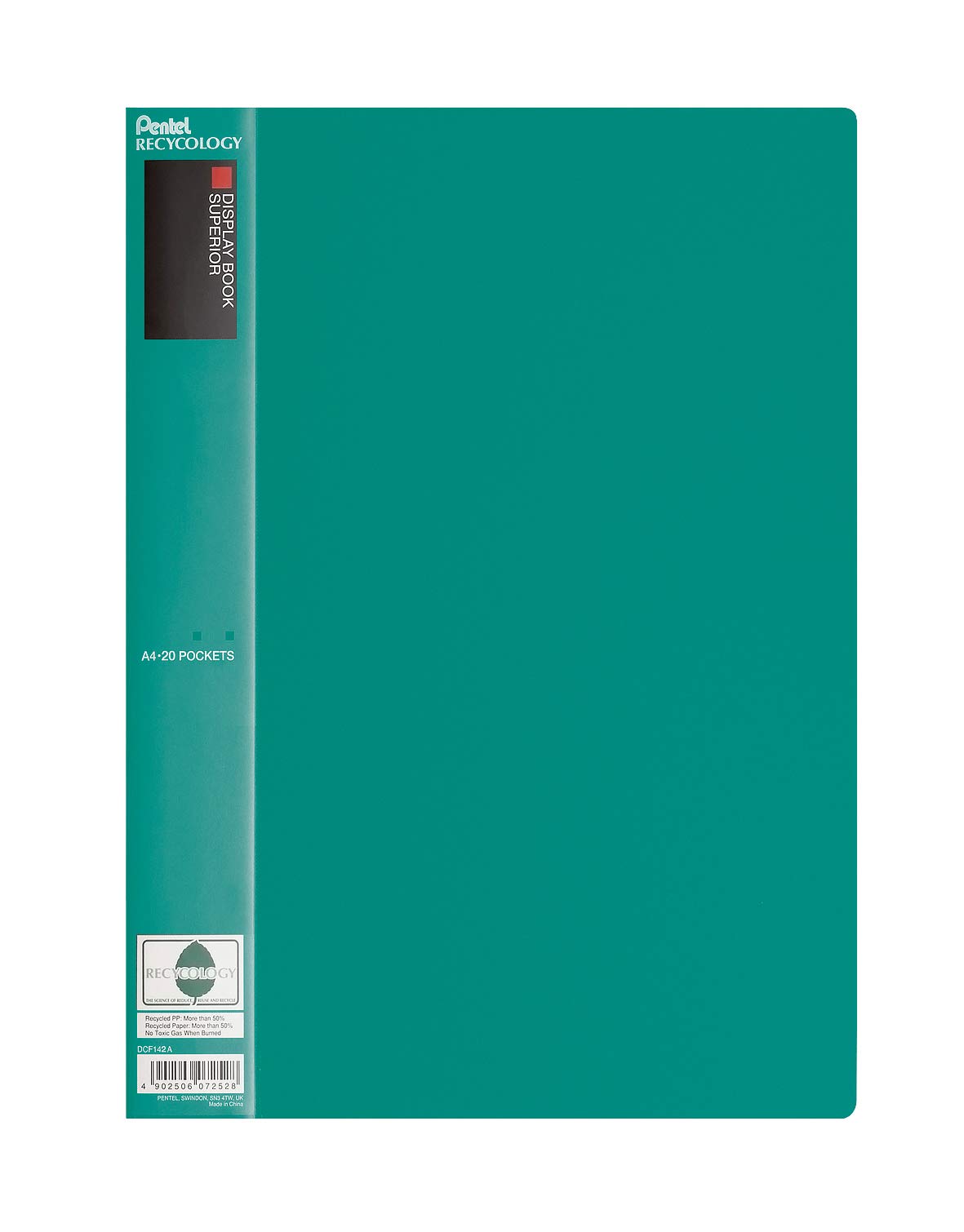 pentel-recycology-dcf142-portalistino-display-book-superior-a4-20-buste-rosso image 3