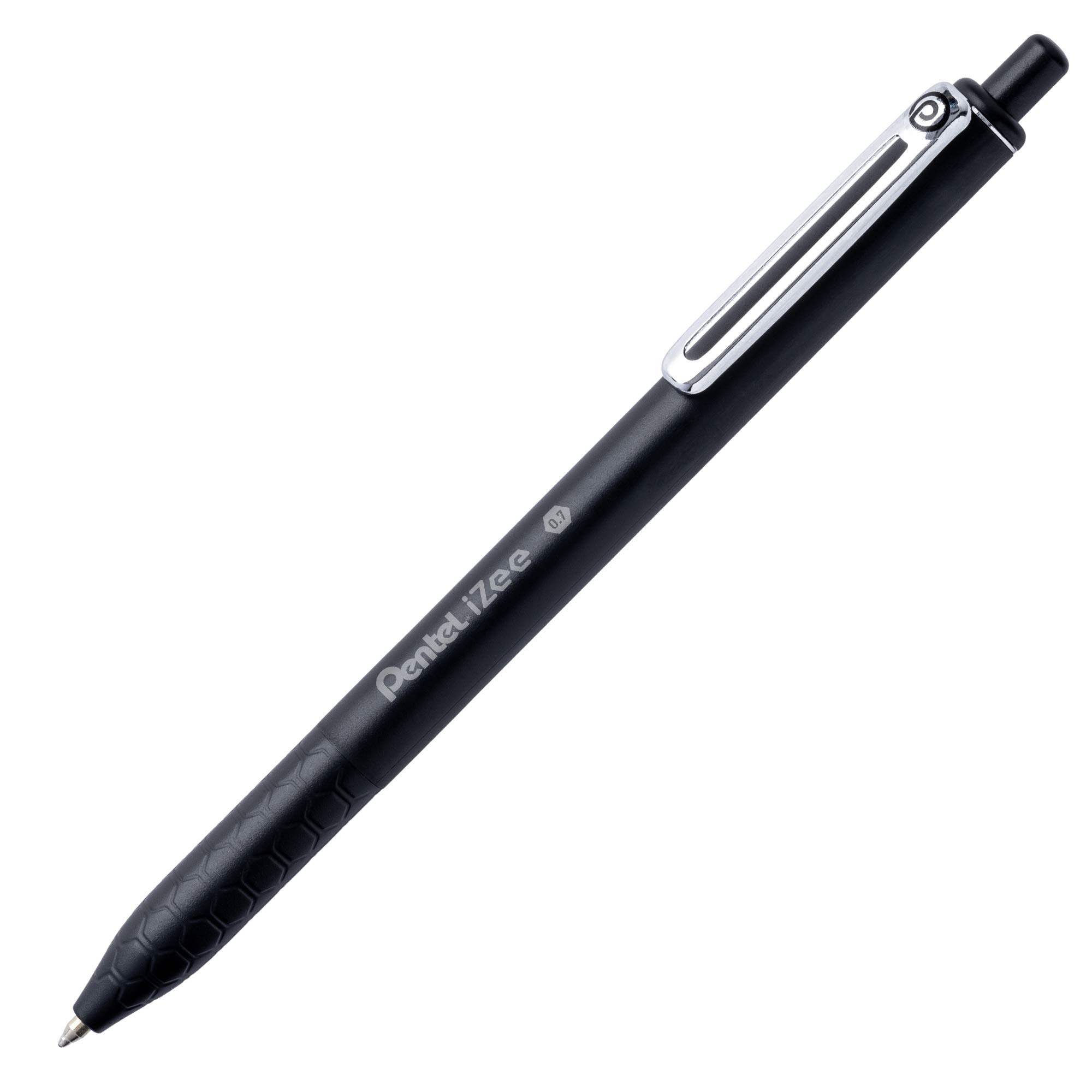 pentel-izee-bx467-penna-a-sfera-a-scatto-0-7-mm-nero-confezione-3-pezzi image 8