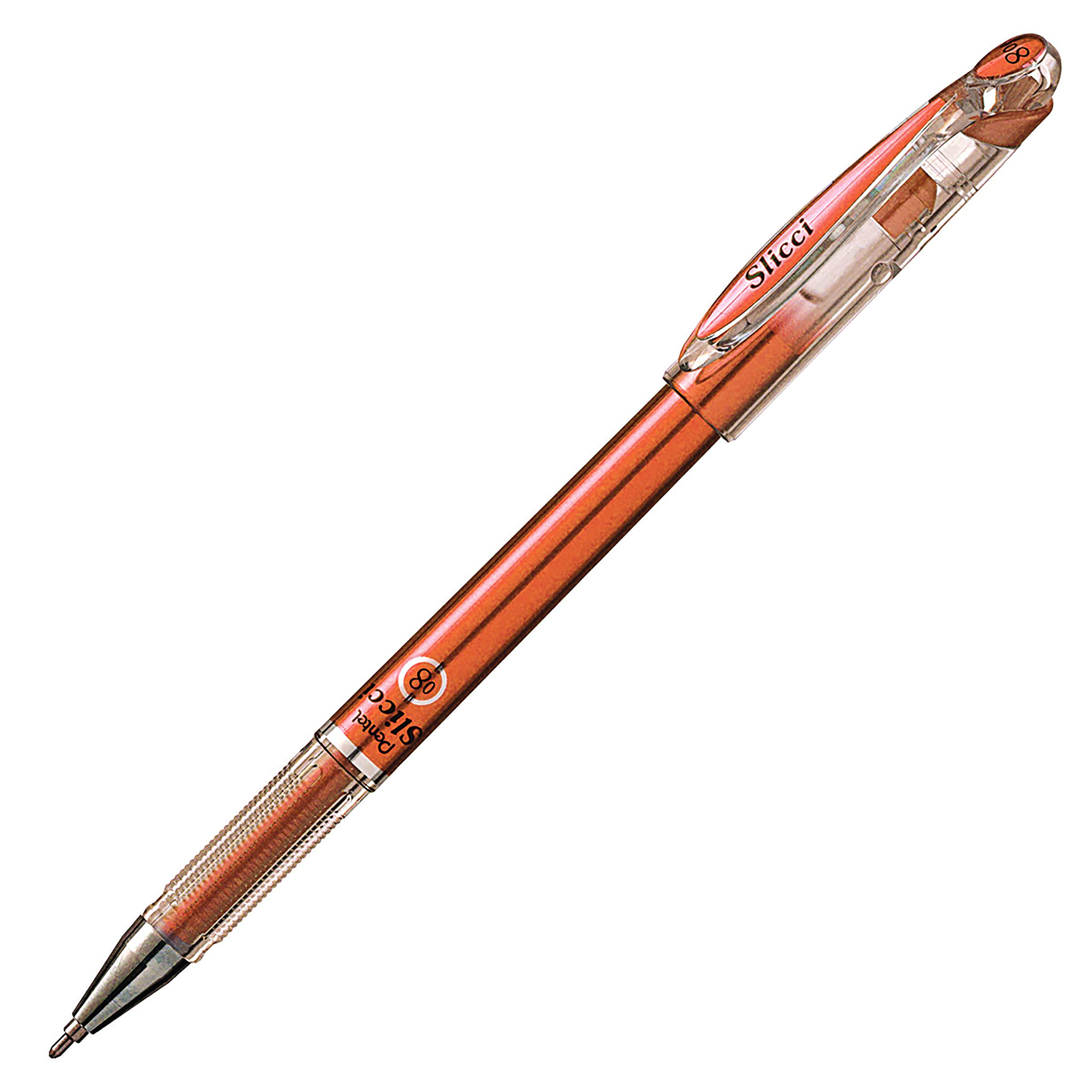 pentel-bg208-slicci-metallic-oro-0-8-mm-confezione-12-penne-gel image 8
