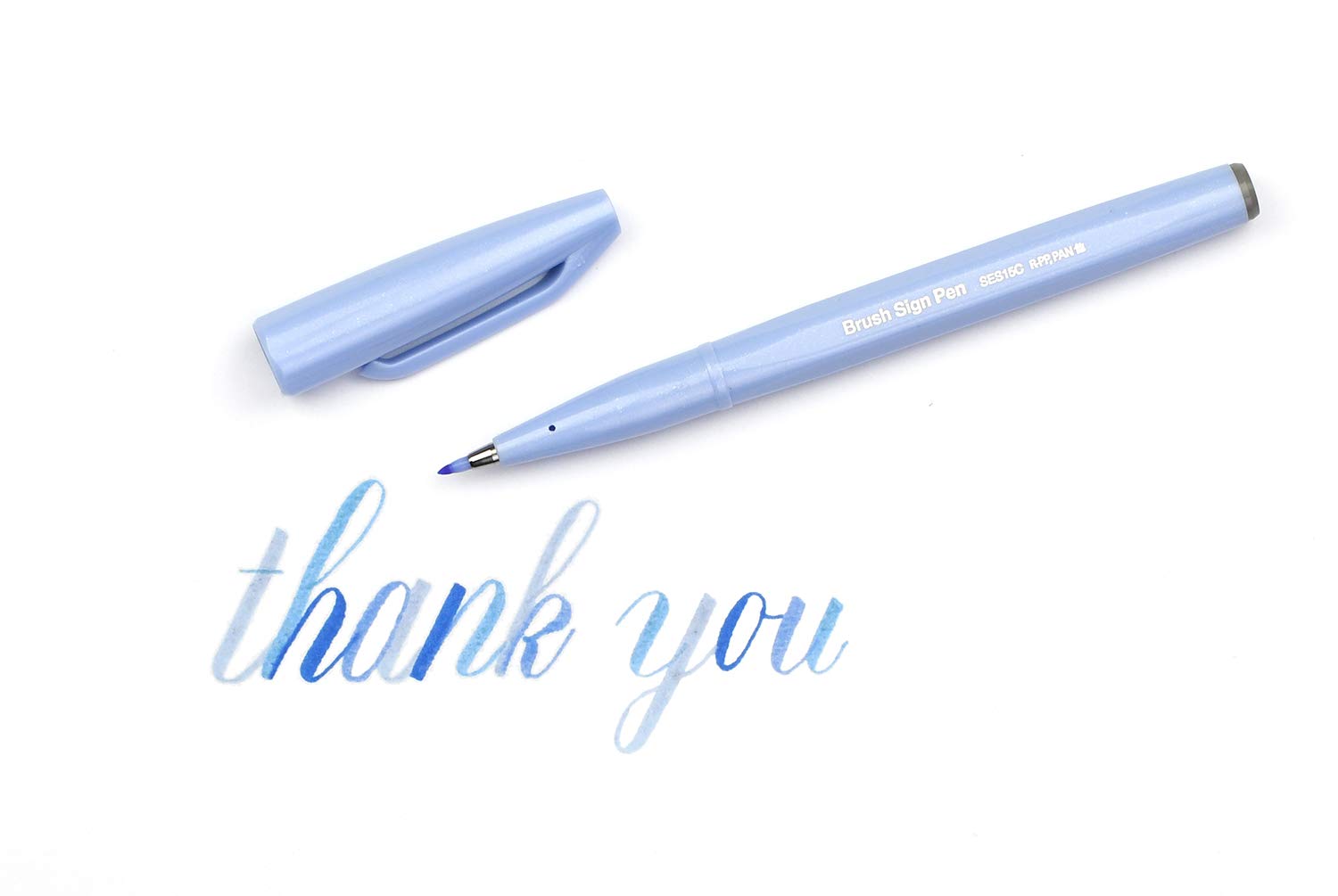 pentel-brush-sign-pen-ses15c-pennarelli-punta-flessibile-set-6-nuovi-colori-per- image 2
