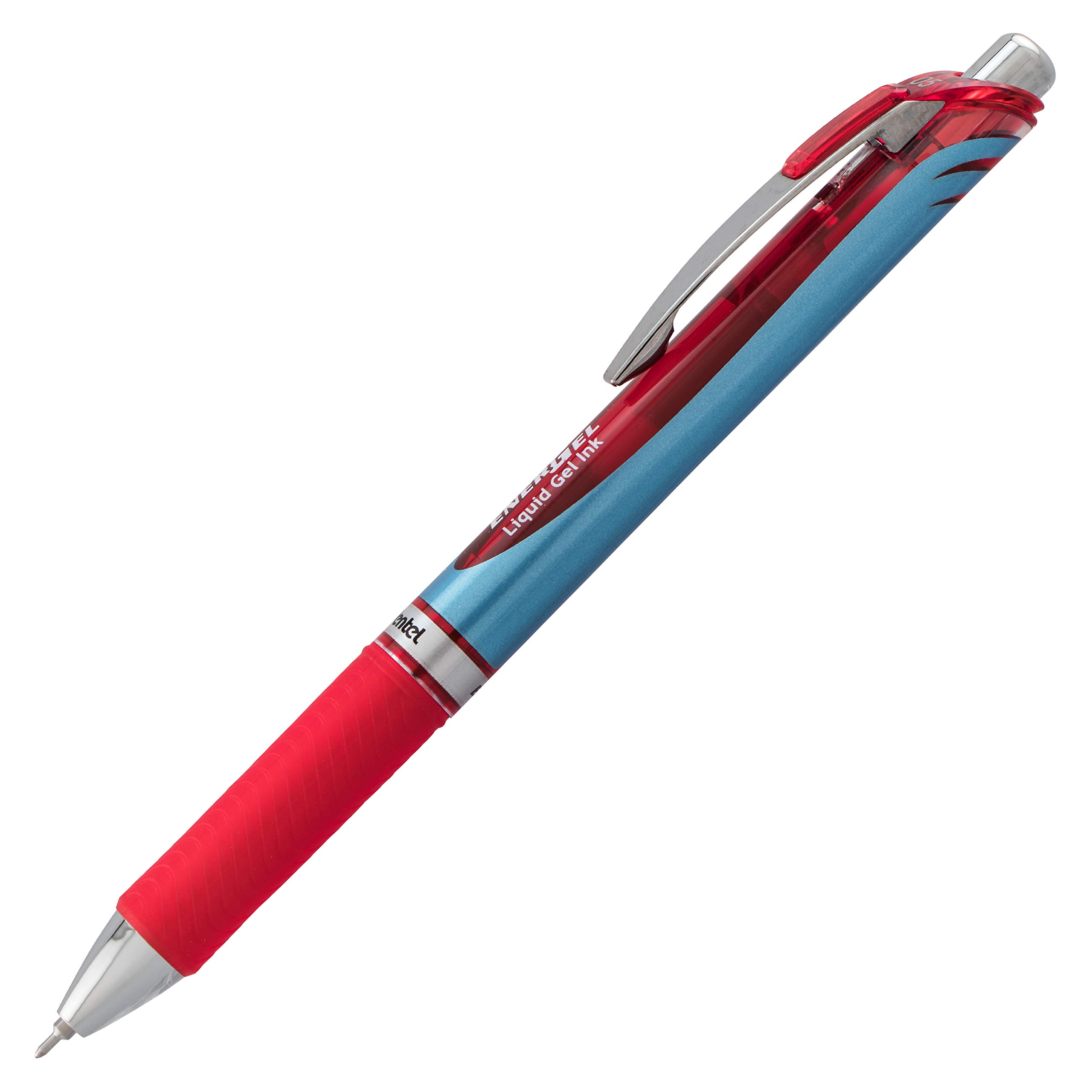 pentel-energel-xm-click-bln75-roller-a-scatto-0-5-mm-12-pezzi-rosso image 5