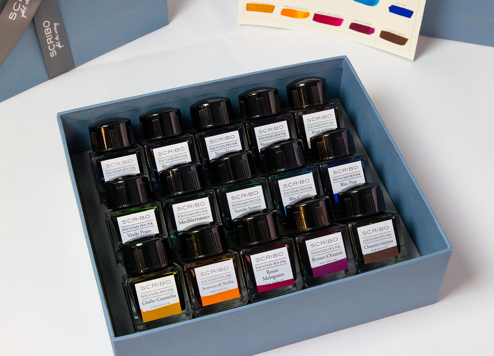 scribo-set-15-mini-inchiostri-20-ml-colori-assortiti image 2