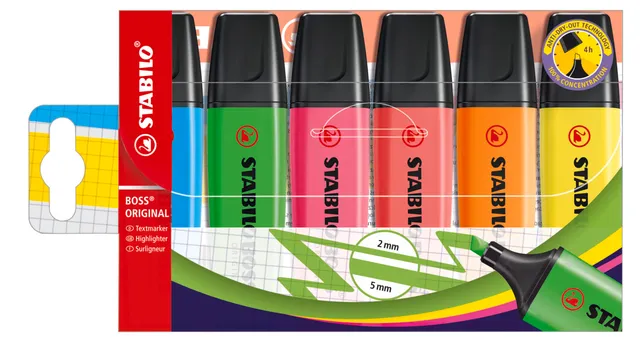 stabilo-boss-original-evidenziatore-punta-a-scalpello image 1