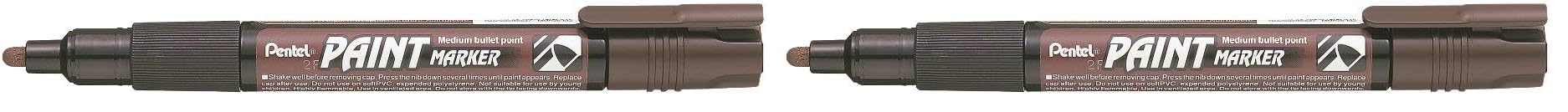 pentel-mmp20-paint-marker-vernice-permanente-marrone-punta-4-6-mm image 3