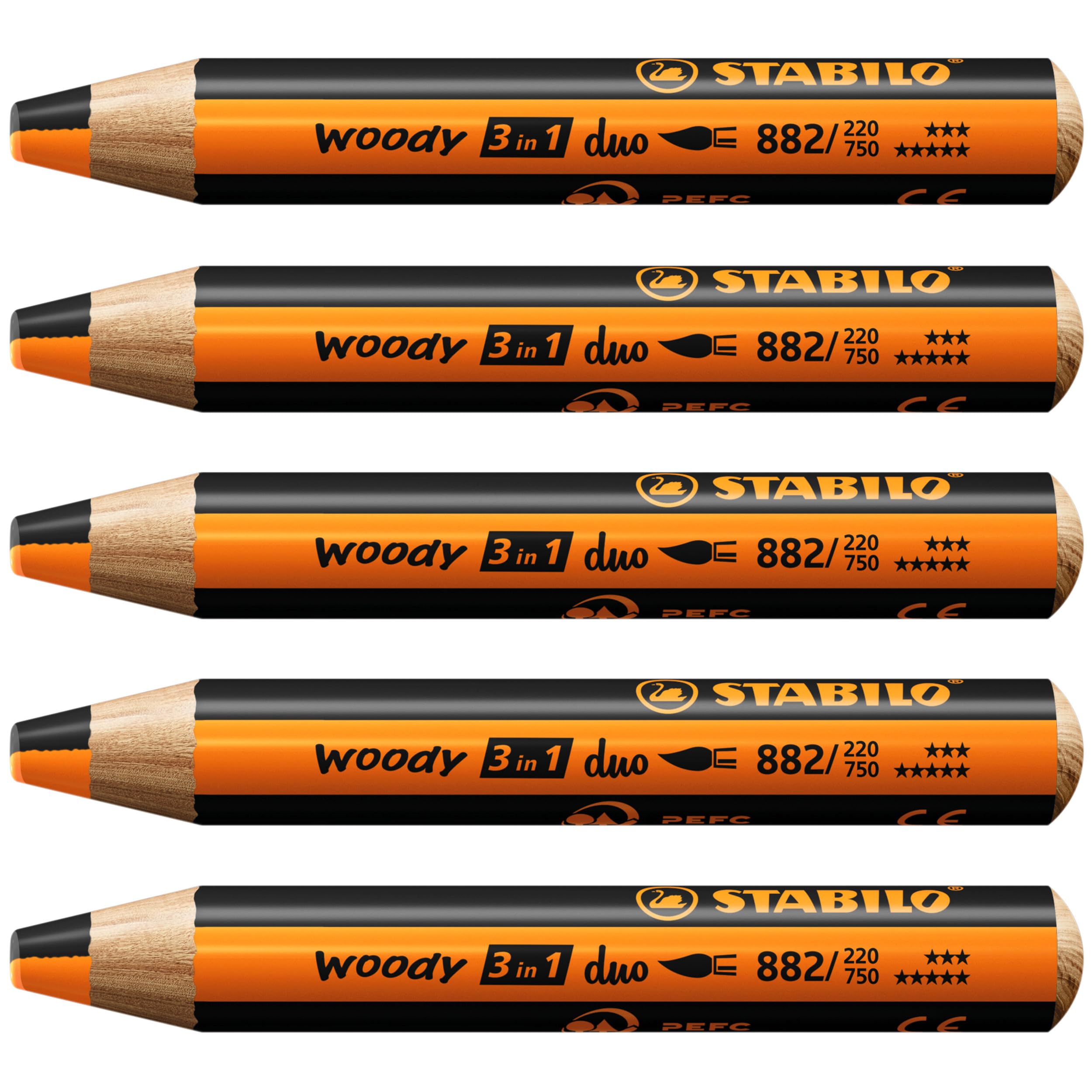 stabilo-woody-3-in-1-duo-matita-colorata-multi-funzione-bicolore image 1