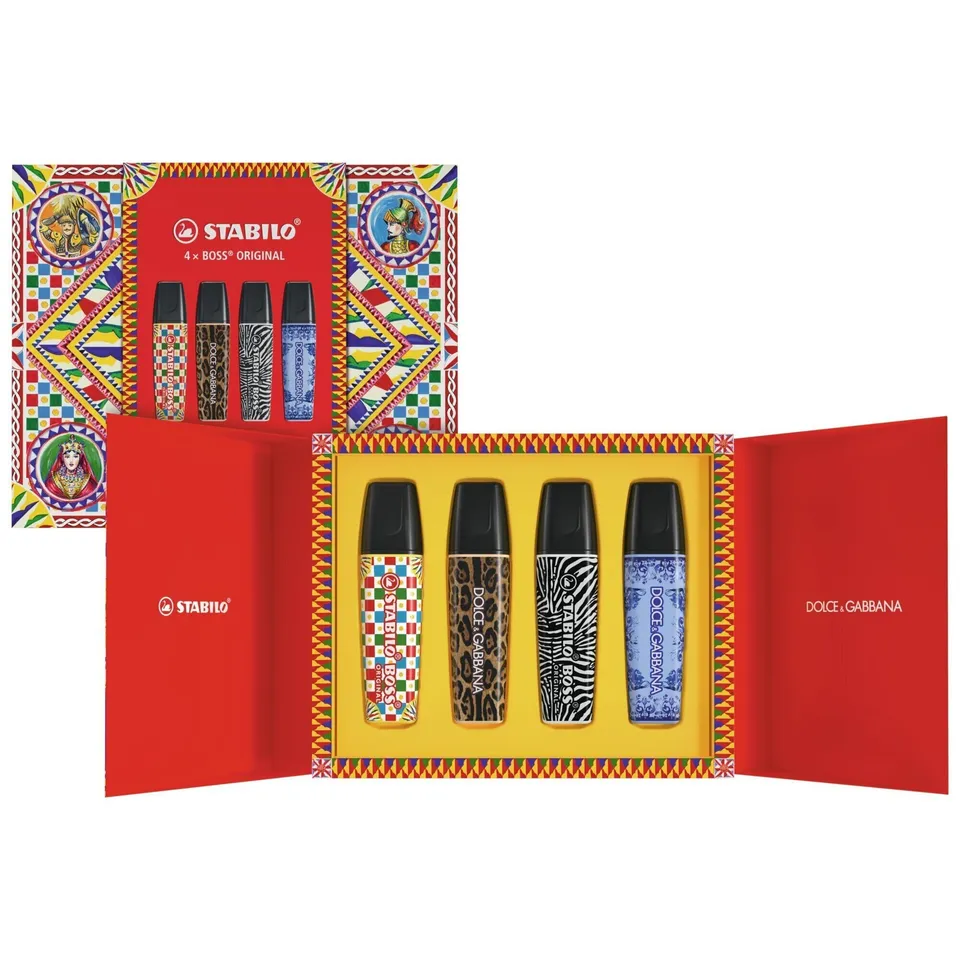 stabilo-boss-original-x-dolce-gabbana-set-3-evidenziatori-1-marcatore image 1