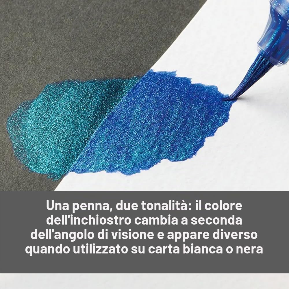 pentel-xgfh-dual-metallic-brush-pennello-arancio-giallo-metallizzato image 2