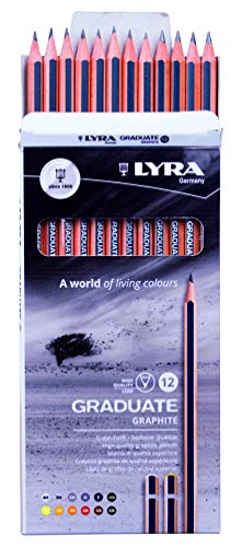 lyra-graduate-matite-grafite-esagonali-6-8-mm-12-gradazioni-assortite image 8