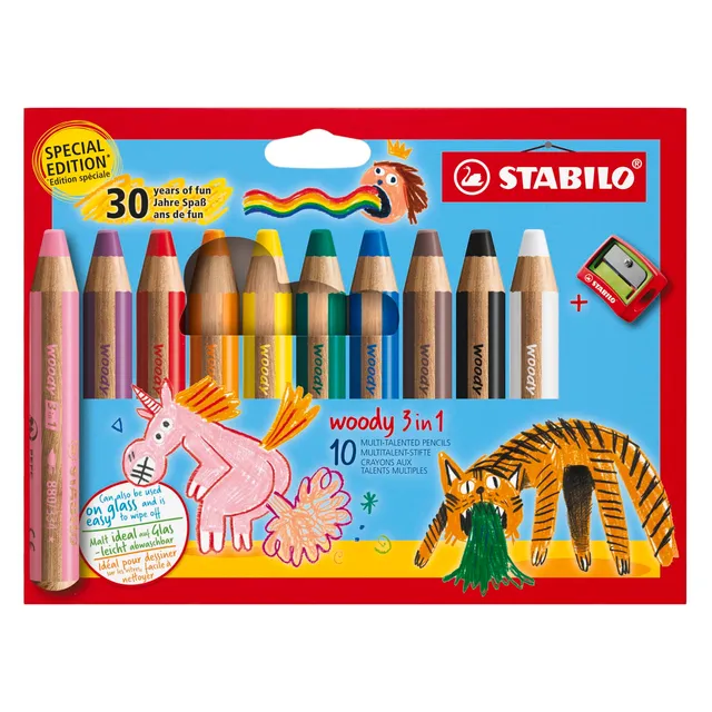 stabilo-woody-3-in-1-matita-colorata-multi-funzione-edizione-30-anni image 1