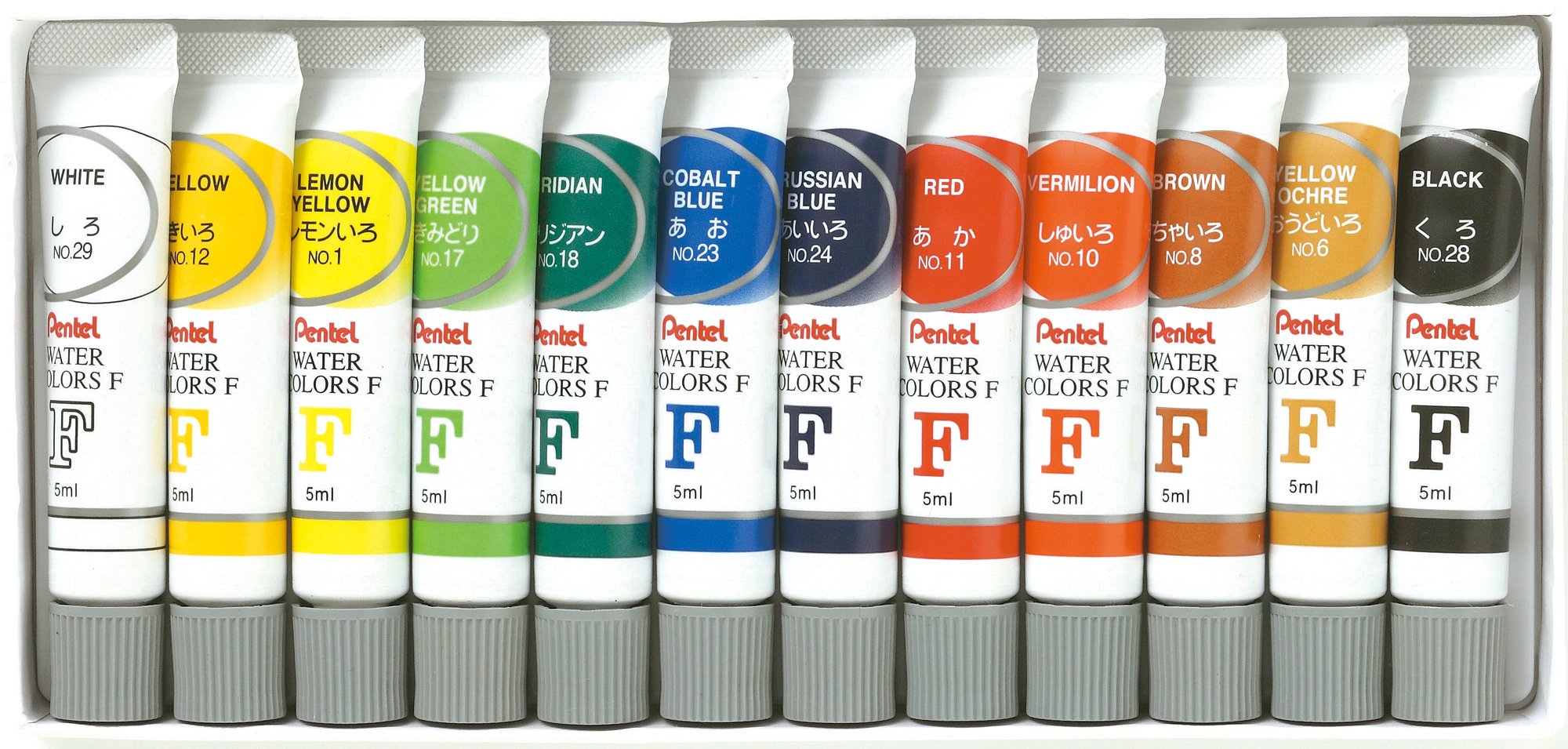 pentel-sunburst-wfrs2-12-acquerelli-in-tubo-12-colori image 5