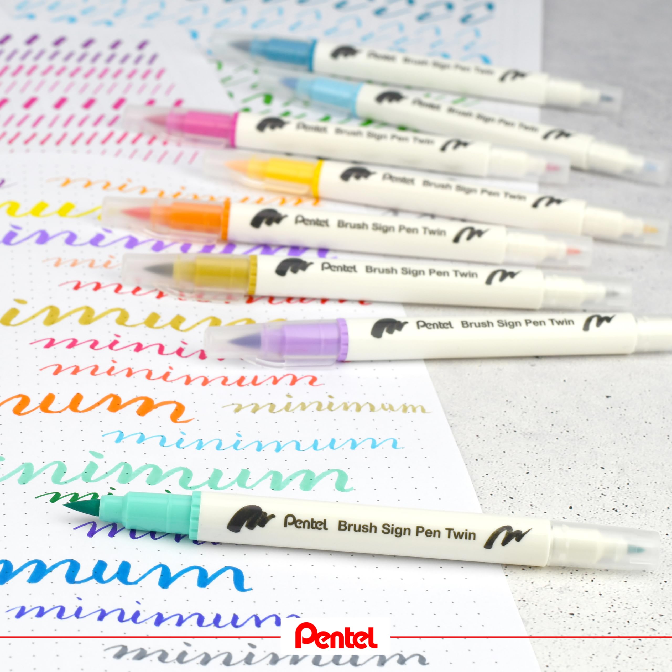 pentel-brush-sign-pen-twin-sesw30c-set-12-pennarelli-doppia-punta image 4