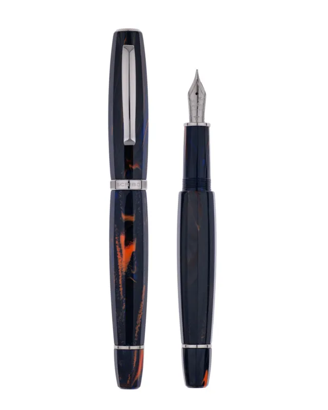 scribo-feel-blu-califfo-penna-stilografica-finiture-rutenio image 1