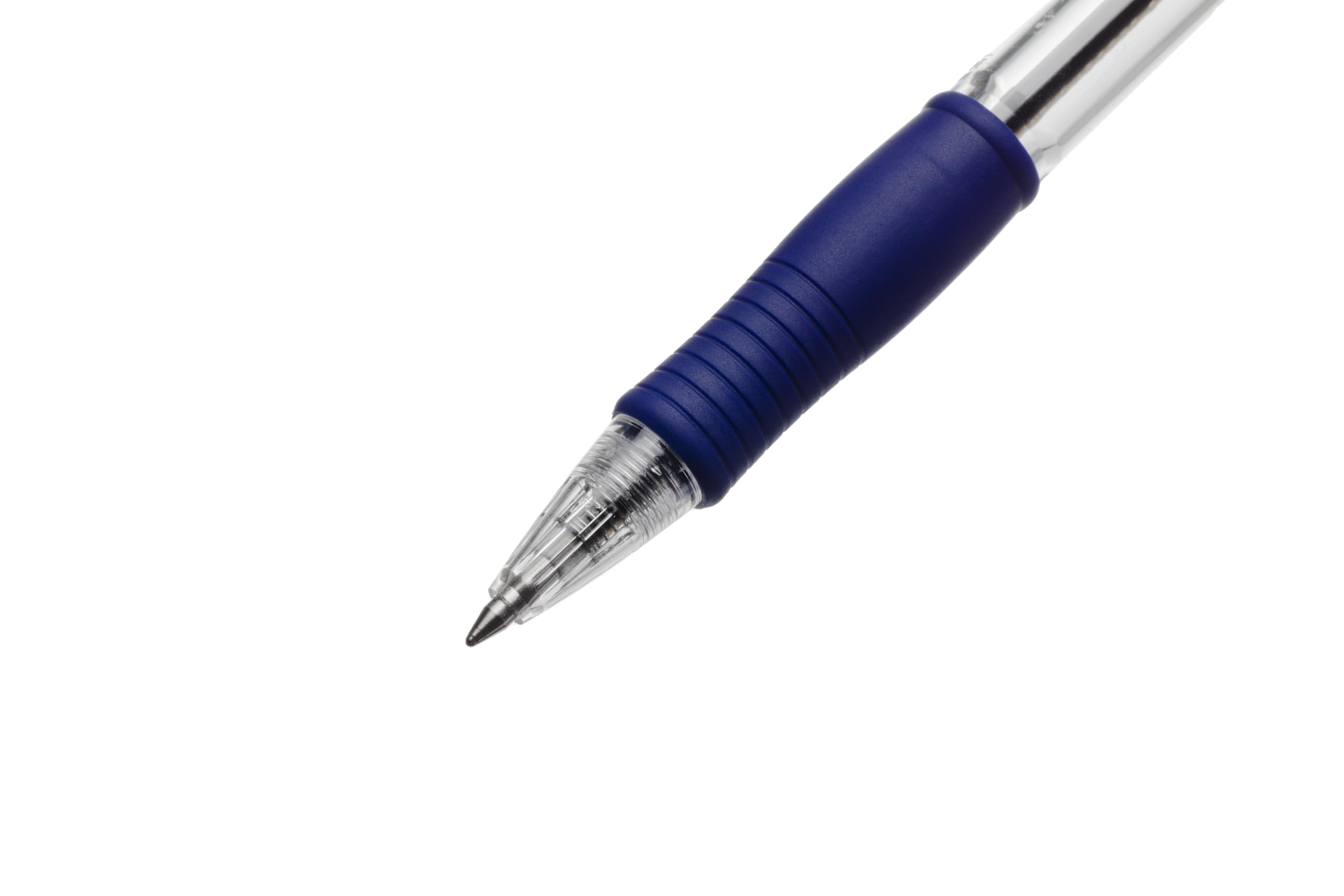 pilot-super-grip-penna-a-sfera-a-scatto-ricaricabile-nera-punta-media-set-6-pezz image 3