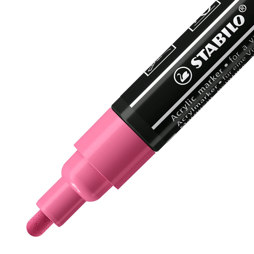 stabilo-free-acrylic-t300-marker-acrilico-punta-rotonda-2-3-mm-confezione-da-5-r image 2