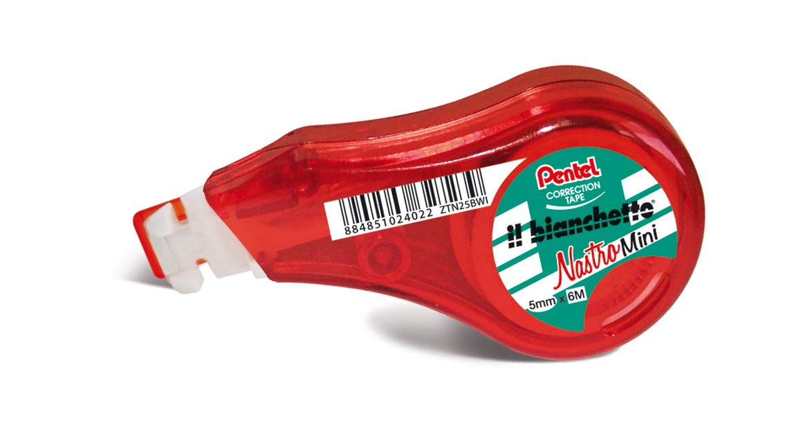 pentel-ztn25-bianchetto-a-nastro-mini-5-0-mm-x-6-m-set-4-pz-colori-assortiti image 3