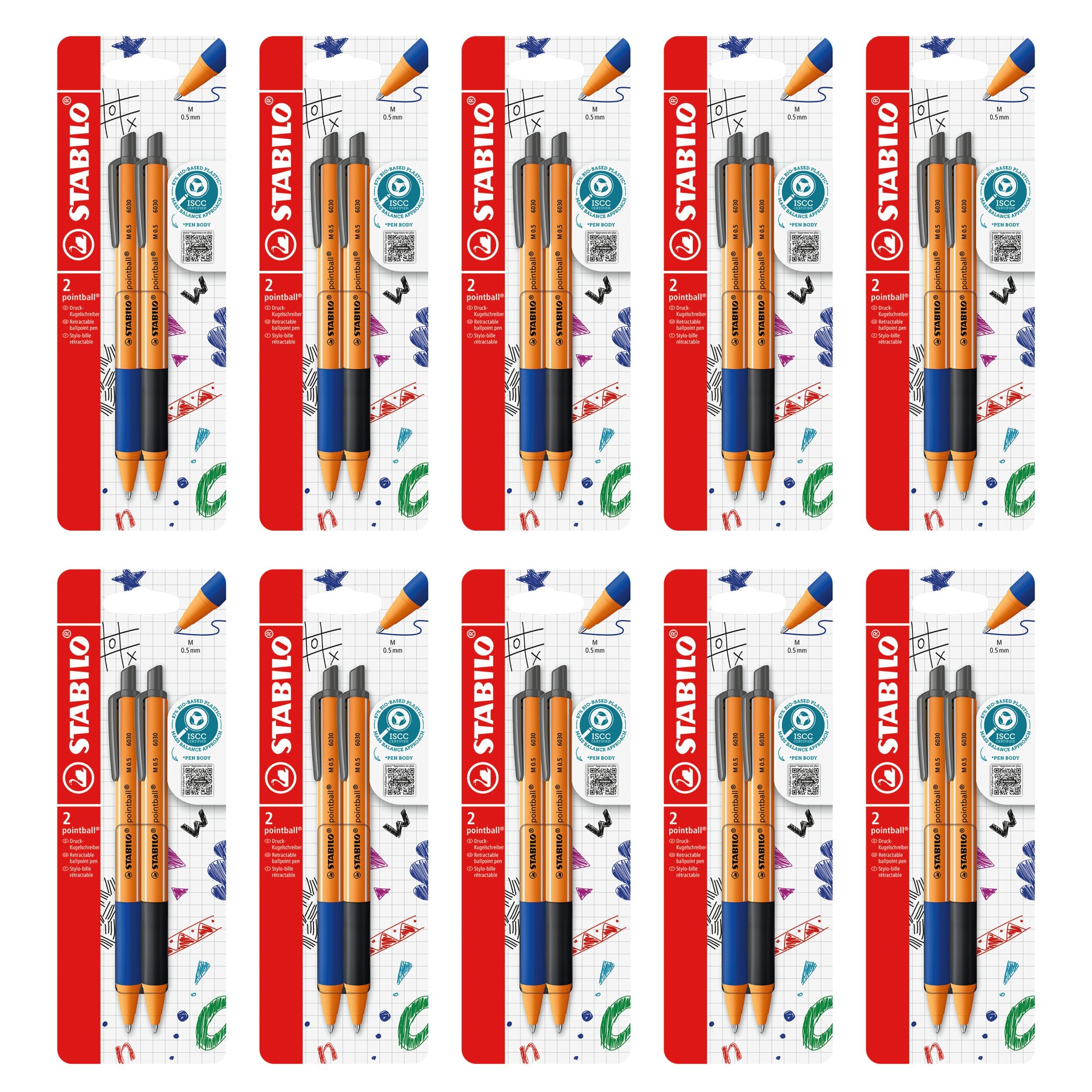 stabilo-pointball-penna-a-sfera-a-scatto-0-5-mm-3 image 1
