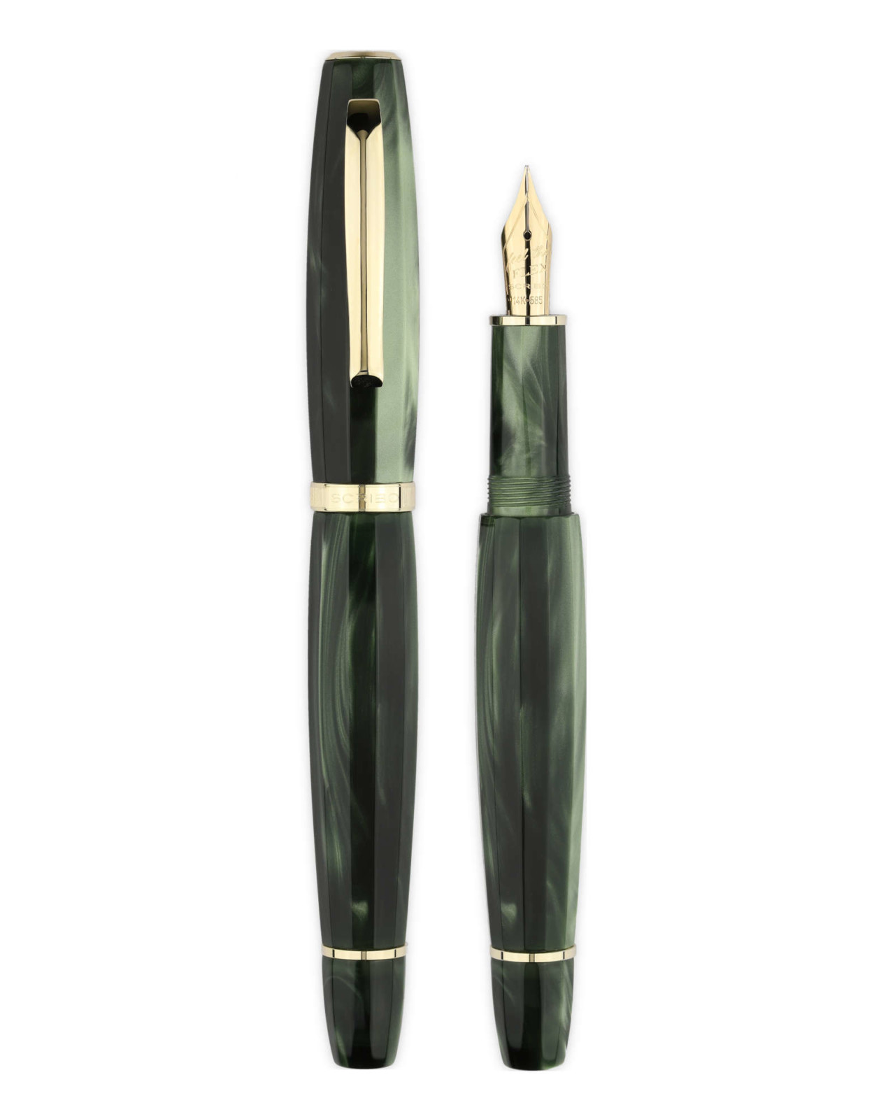 scribo-feel-verde-bosco-stilografica-verde-madreperla-edizione-219-pezzi image 1