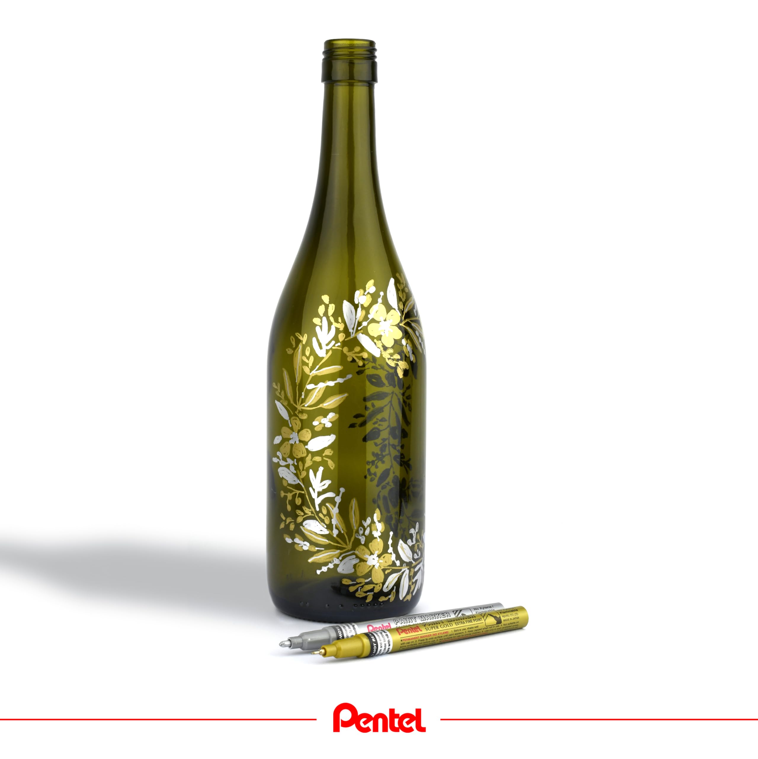 pentel-paint-marker-mmp10-punta-media-4-5-mm-argento-12-pezzi image 3