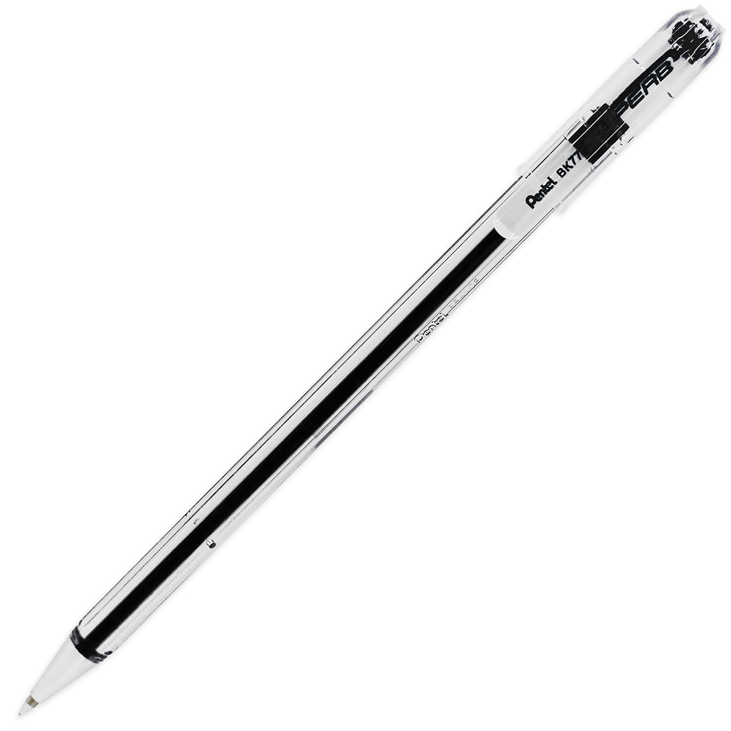 pentel-superb-bk77-penna-a-sfera-0-7-mm-nero-6-pezzi image 3