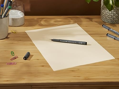 staedtler-pigment-liner-set-10-pezzi-7-neri-multilinea-3-colorati-0-3-mm image 8