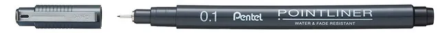 pentel-pointliner-s20p-fineliner-0-1-mm-nero-12-pz image 1