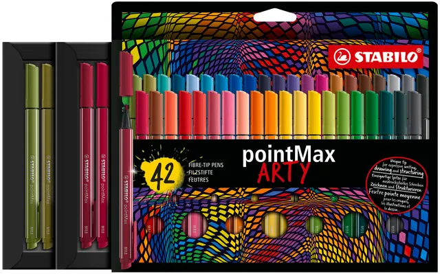 stabilo-pointmax-fineliner-premium-punta-media-0-8-mm-in-nylon image 1