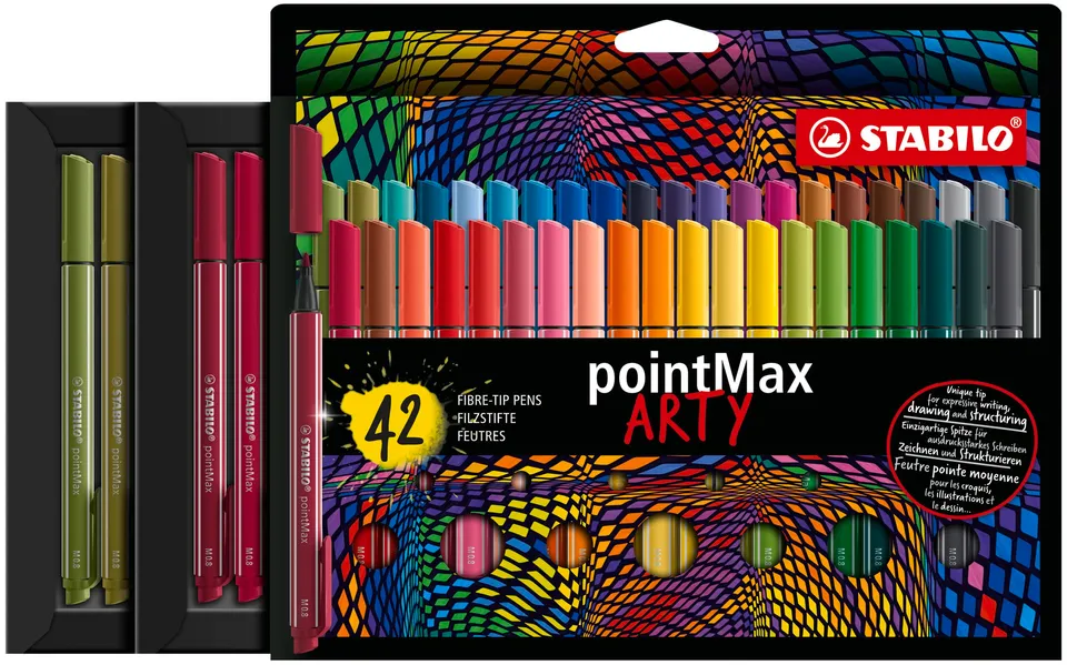 stabilo-pointmax-fineliner-premium-punta-media-0-8-mm-in-nylon image 1