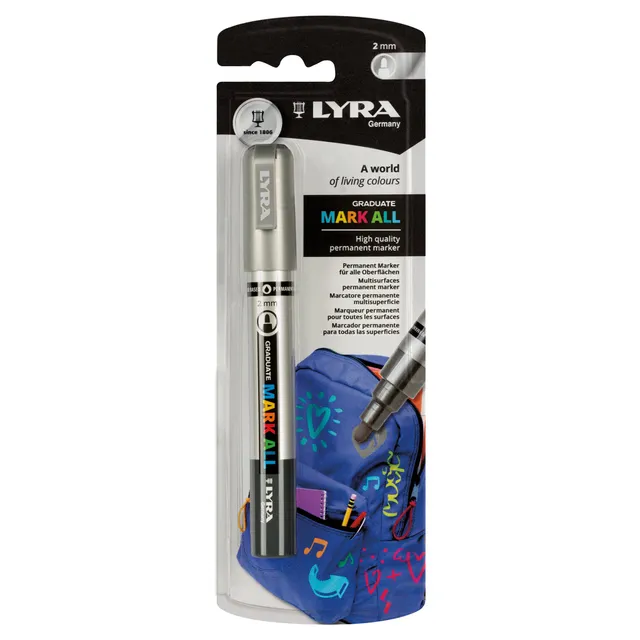 lyra-graduate-mark-all-marcatore-multisuperficie-2-mm-argento image 1