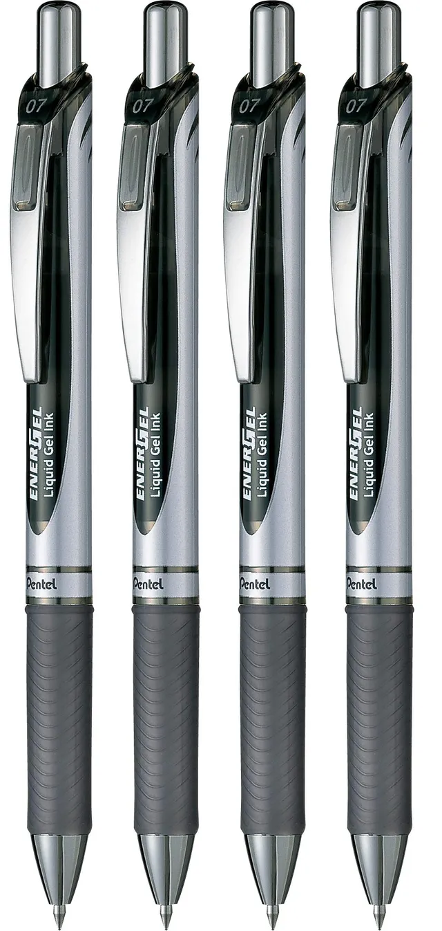 pentel-bl77-energel-xm-0-7-mm-nero-4-pezzi image 1