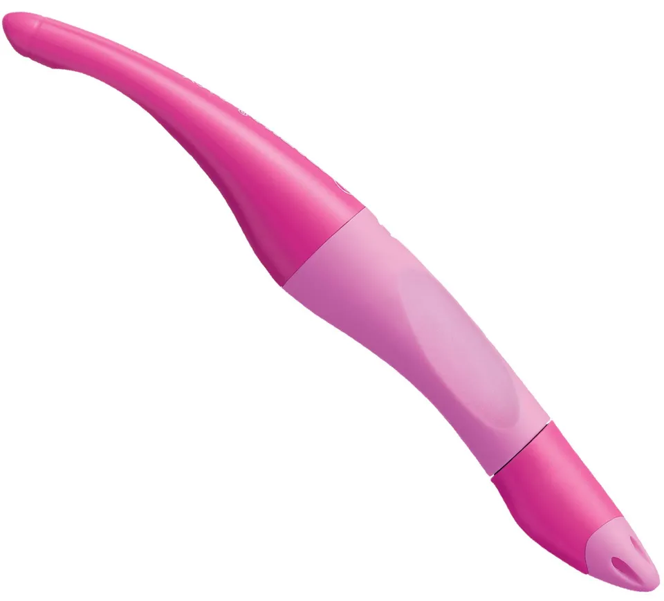 stabilo-easyoriginal-penna-roller-ergonomica-per-mancini-rosa-cartuccia-blu image 1