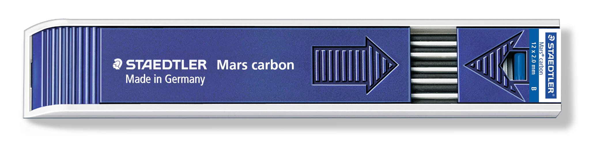 staedtler-mars-200-h-astuccio-12-mine-in-carbone-2-mm-nero image 3