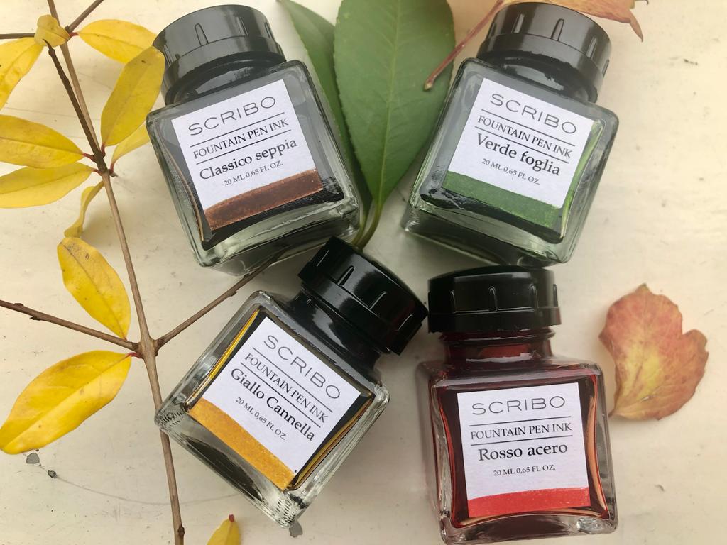 scribo-mini-ink-collection-autumn-set-4-inchiostri-20ml-edizione-limitata image 2