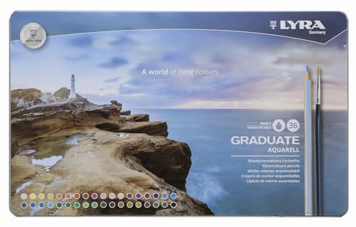 lyra-graduate-aquarell-matite-acquerellabili-24-colori-assortiti-in-astuccio-met image 8