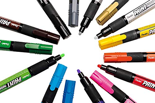 pentel-mmp20-paint-marker-vernice-permanente-marrone-punta-4-6-mm image 5