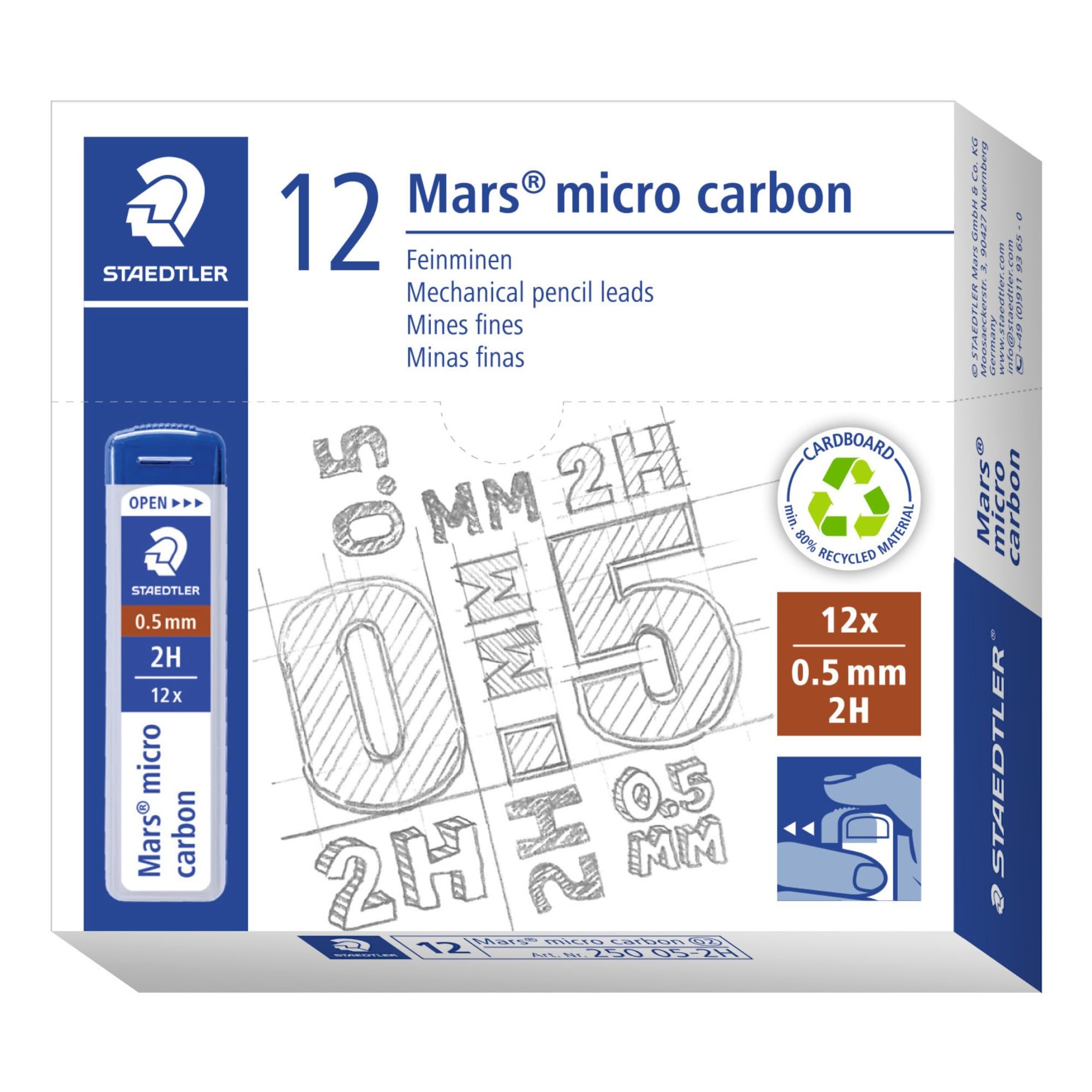 staedtler-mars-micro-250-05-f-mine-0-5-mm-f-12-pezzi image 4