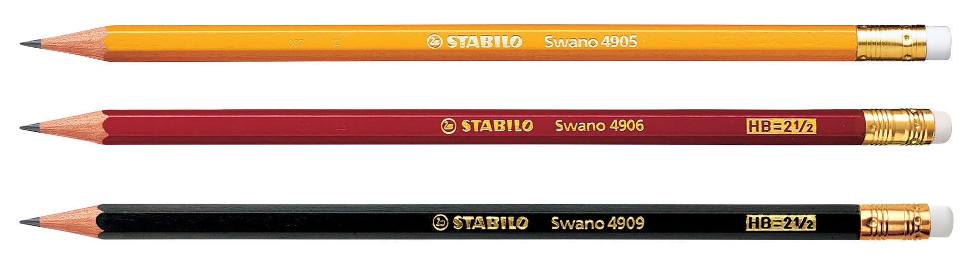 stabilo-swano-matita-in-grafite-hb-con-gommino image 2