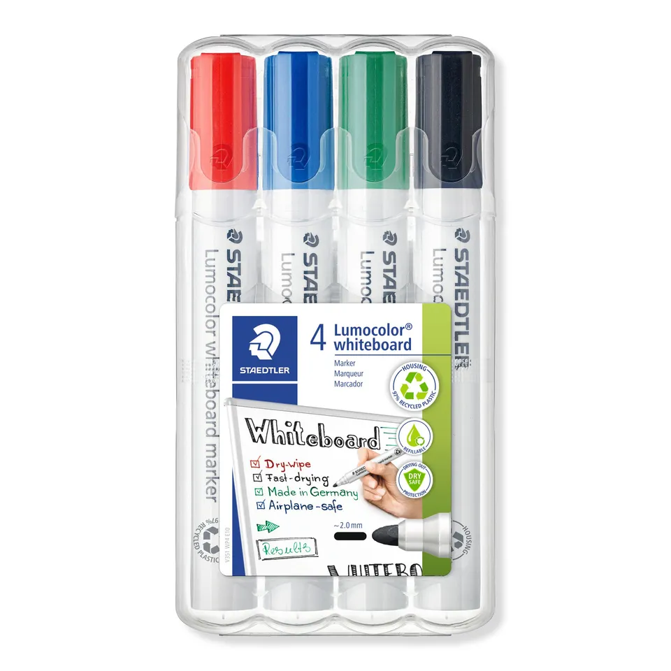 staedtler-lumocolor-351-wp4-pennarelli-lavagna-bianca-4-pezzi-punta-tonda-2-mm image 1