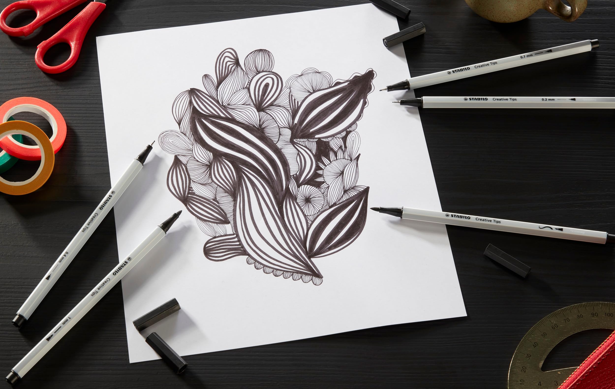 stabilo-creative-tips-set-5-punte-fineliner-e-brush-pen-68 image 6